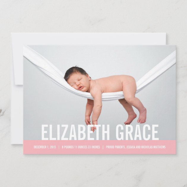 SIMPLE Birth Announcements