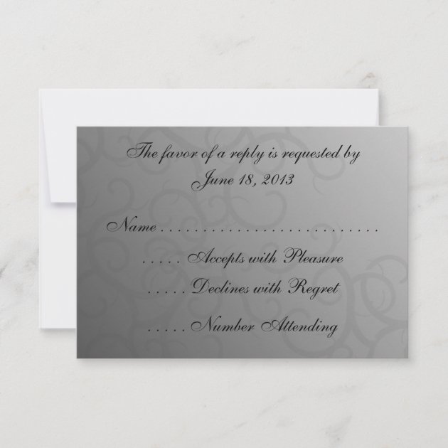 Enchanted Roses  RSVP Cards