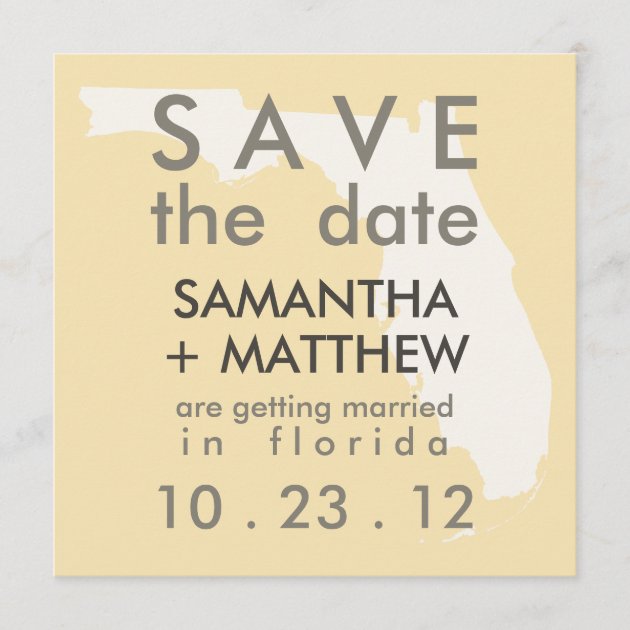 Florida Save the Date Cards