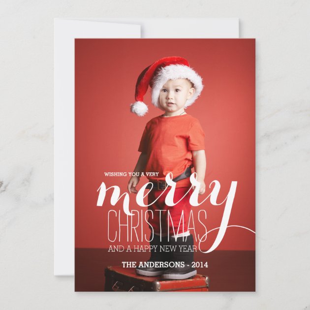 Merry Holiday Wishes | Holiday Photo Card
