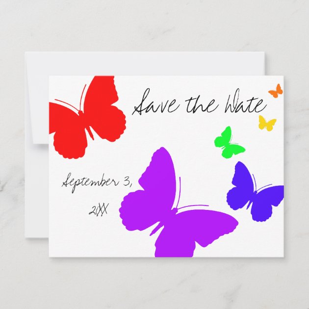 Butterfly Save the Date