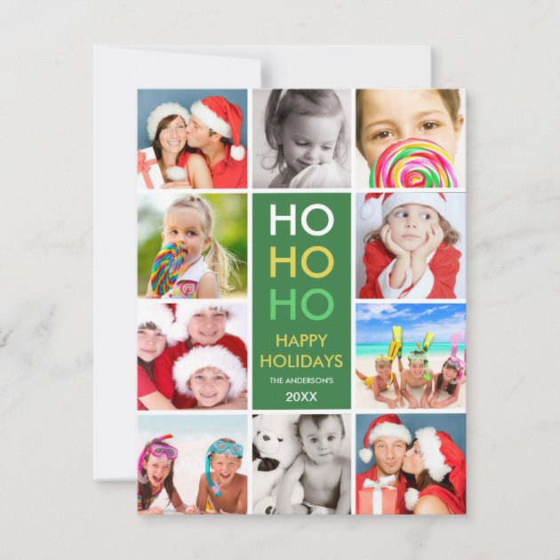 COLORFUL COLLAGE | HOLIDAY PHOTO CARD