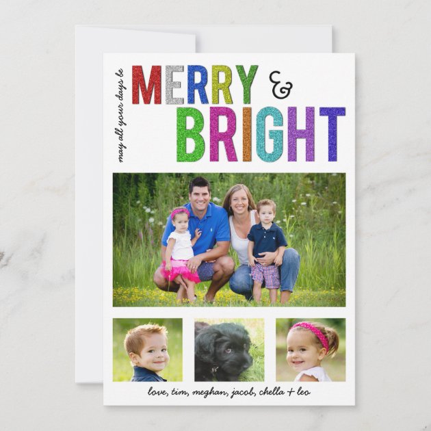 Merry and Bright | Holiday Photo Card
