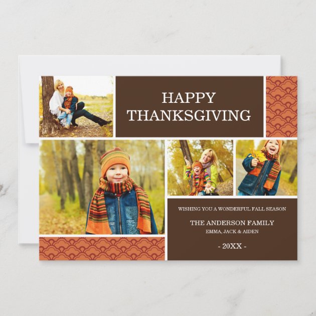 GOBBLE GOBBLE | THANKSGIVING PHOTO CARD (front side)