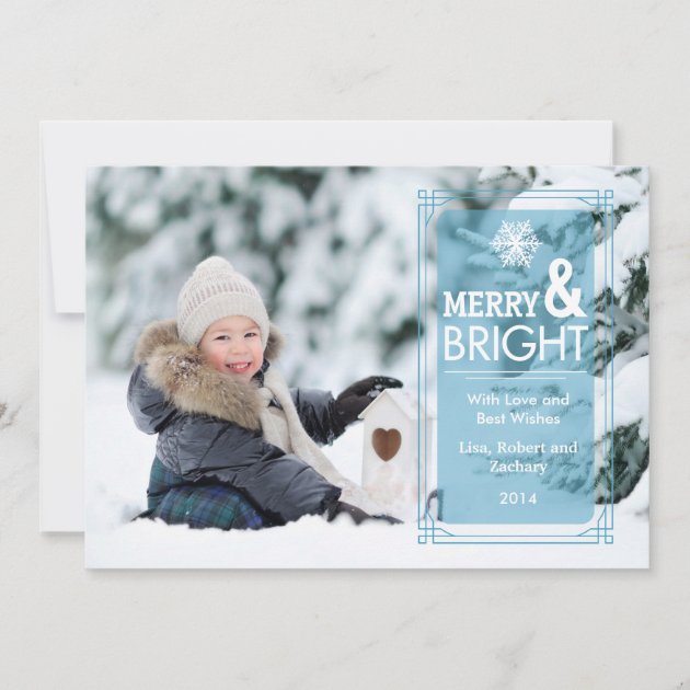 Elegant Transparency Holiday Photo Card Groupon