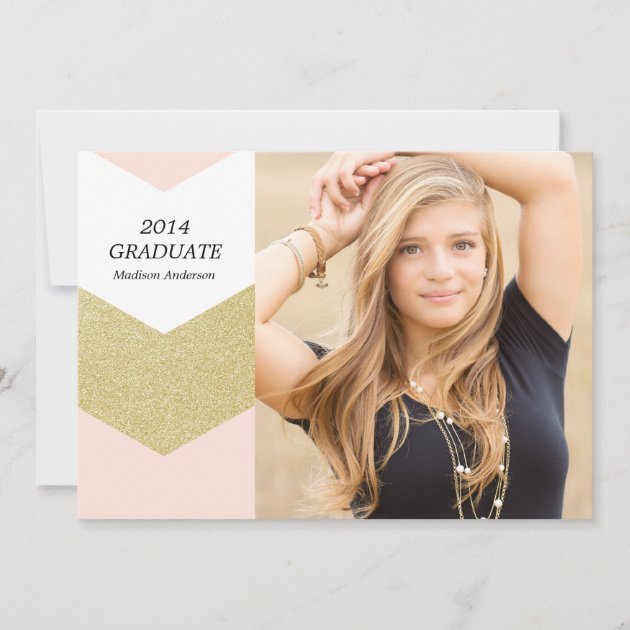 Glitter Collection | Graduation Announcement (front side)