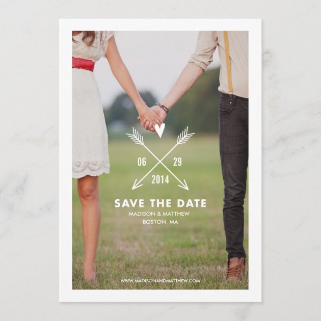 Hipsters | Save the Date Announcement (front side)