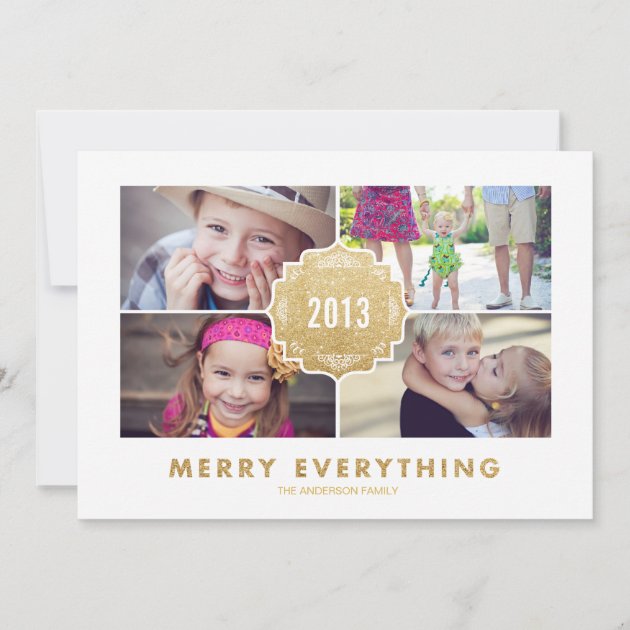 ORNATE FRAME | HOLIDAY PHOTO CARD (front side)