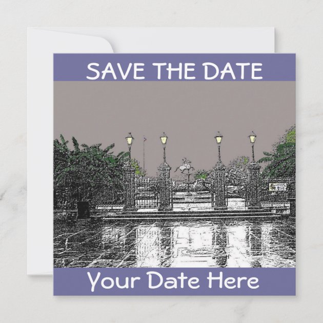 SAVE THE DATE-Jackson Square New Orleans Save The Date