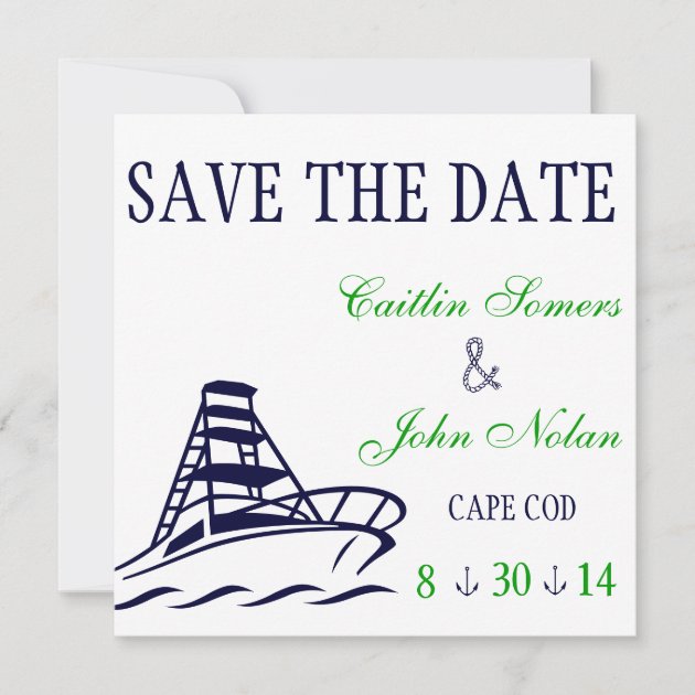 Nautical Save the Date Wedding