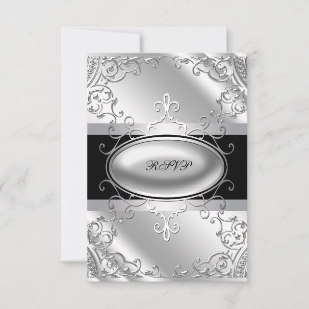 Black and Silver RSVP