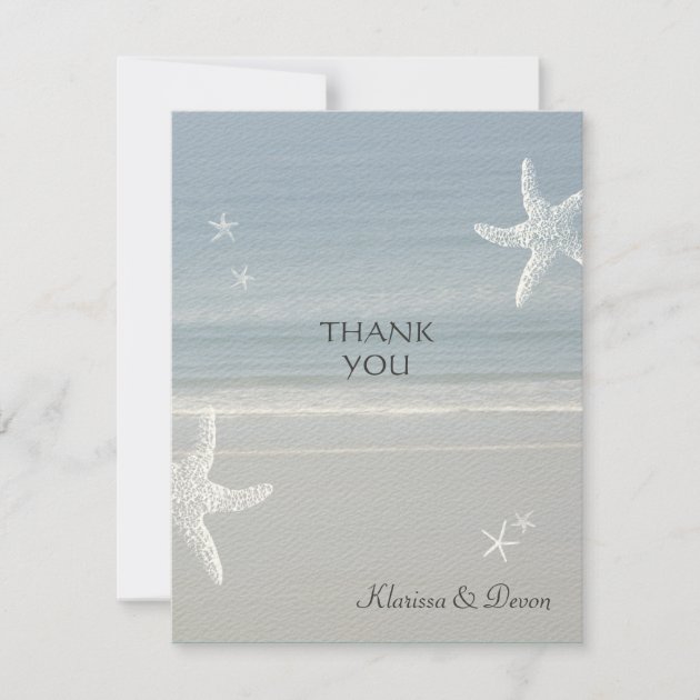 Seaside Thank You Card