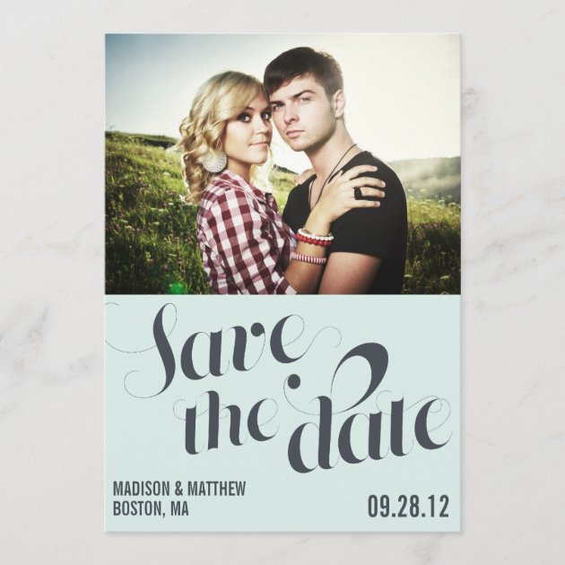 RETRO ENGAGEMENT | SAVE THE DATE ANNOUNCEMENT (front side)