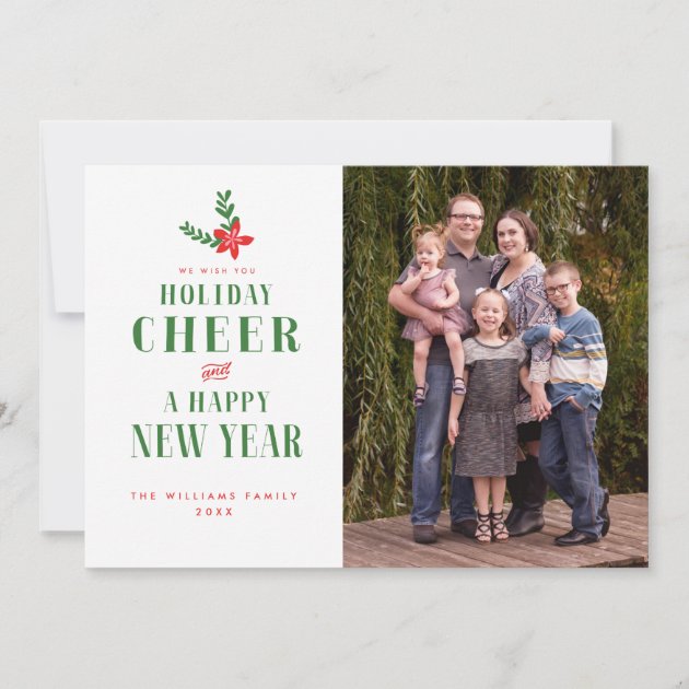 Holiday Cheer Christmas Photo Cards