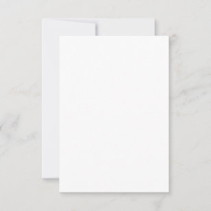 Flat Invitation, Size: 3.5" x 5", Paper: Matte, Envelopes: White