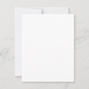 Flat Invitation, Size: 4.25" x 5.5", Paper: Matte, Envelopes: White