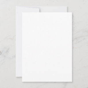 Flat Invitation, Size: 4.5" x 6.25", Paper: Matte, Envelopes: White
