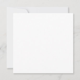 Flat Invitation, Size: 5.25" x 5.25", Paper: Matte, Envelopes: White