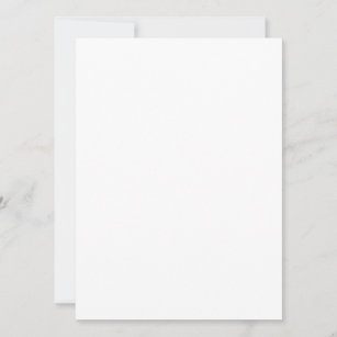 Flat Invitation, Size: 5.5" x 7.5", Paper: Matte, Envelopes: White