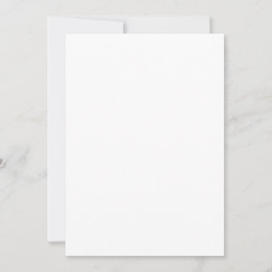 Flat Invitation, Size: 5" x 7", Paper: Matte, Envelopes: White