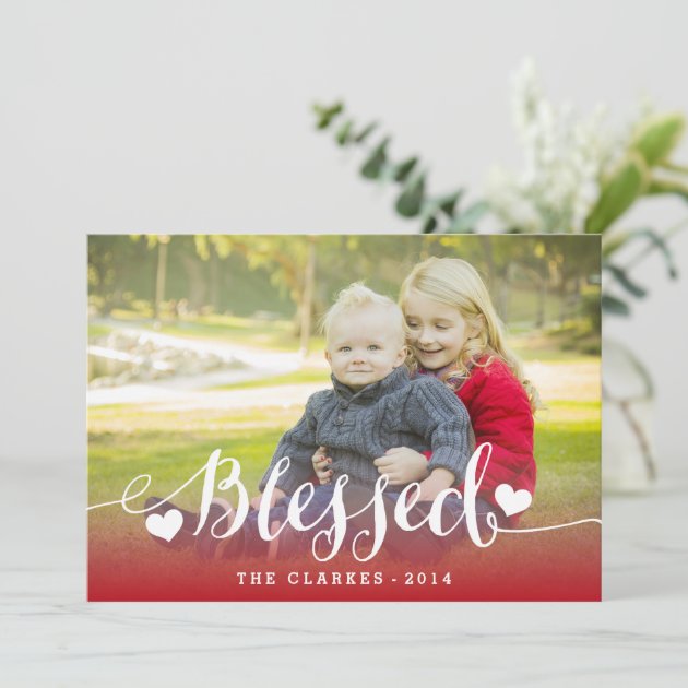Holiday Blessings | Holiday Photo Card