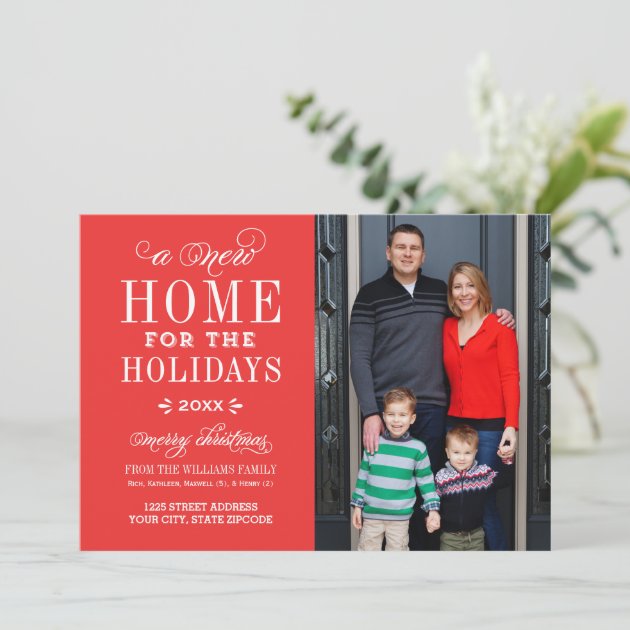 A New Home | Holiday Photo Card