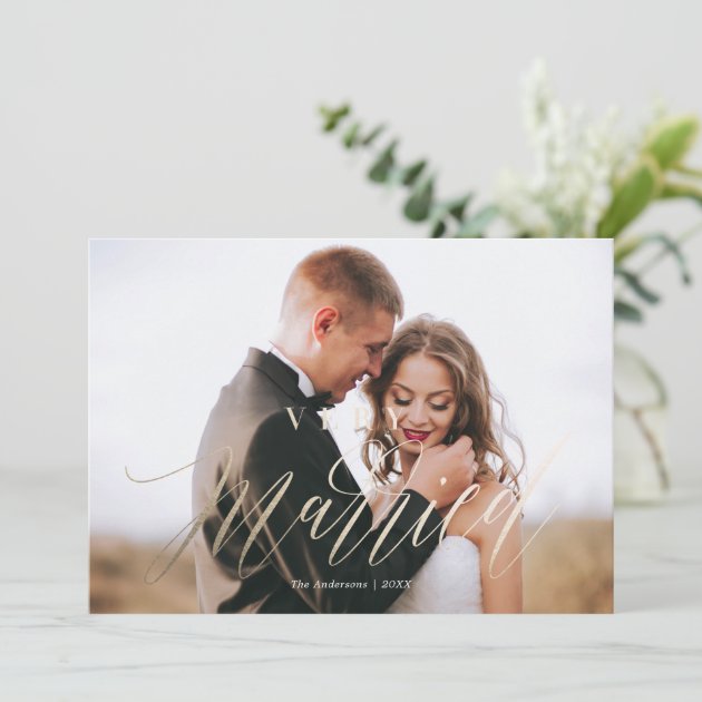 First Christmas Mr. & Mrs. Holiday Photo Card