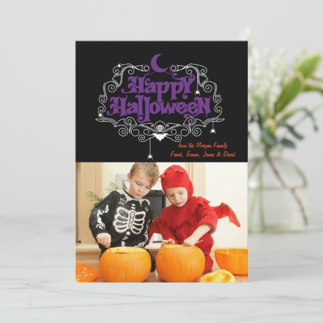 Halloween Photo Card