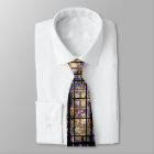 Tiffany Stained Glass Clematis Flowers Tie | Zazzle