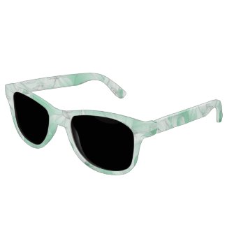 Green Oval Art Deco Sunglasses