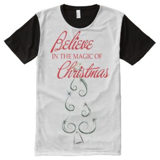 Magic of Christmas All-Over Print T-shirt