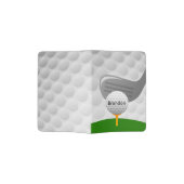 Golfing Design Passport Cover (Opened)