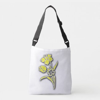 Yellow Flowers Tote Bag