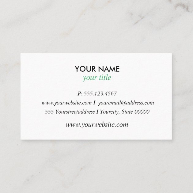 Black Modern Trendy Cleaning services logo Business Card (back side)
