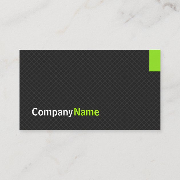 Construction Manager - Modern Twill Grid Business Card (back side)