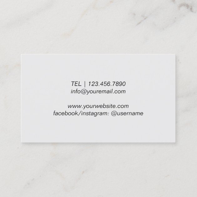 Hair Stylist Modern Silver Glitter Scissor Salon Business Card (back side)