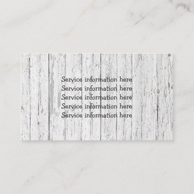 Lawn Care & Landscaping Service Professional Business Card (back side)