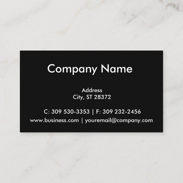 Monogram Real Estate Professional Agent Business Card (back side)