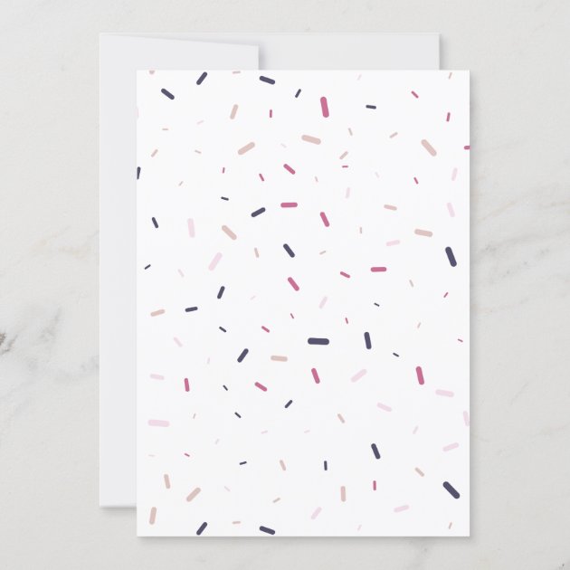 Elegant White Script Confetti Save The Date Photo