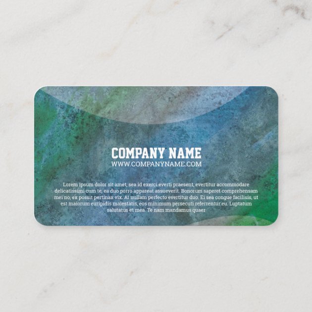 Construction company Business Card (Concrete) (back side)