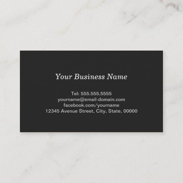 Modern Stylish Coffee Cup Coffee Beans Business Card (back side)