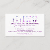 Body Piercing Loyalty Business Card | Zazzle