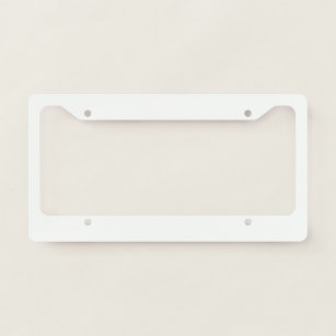 Style A License Plate Frame