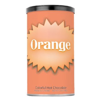 Lg. Orange Hot Chocolate Powdered Drink Mix