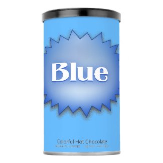 Lg. Blue Hot Chocolate Drink Mix