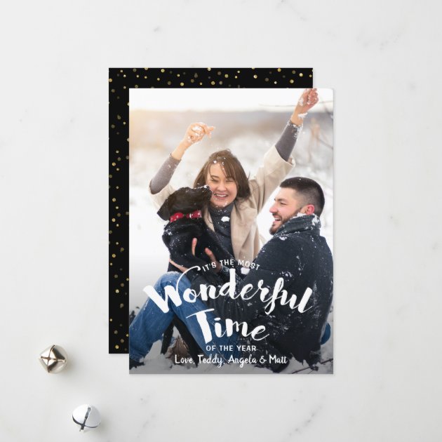 It's The Most Wonderful Time Of The Year Photo Holiday Card