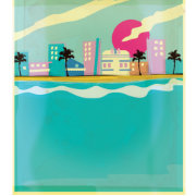 Vintage 1980s Miami Poster Case-Mate iPhone Case | Zazzle.com