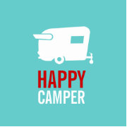 Happy Camper - Vintage Shasta Camper Keychain | Zazzle.com