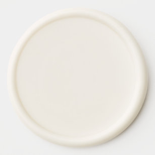 Wax Seals - 1.25" Diameter Sticker, Color:Pearl White