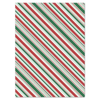 Christmas Candy Stripes Tissue Paper